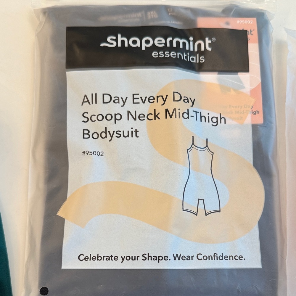 Shapermint Essentials Black Bodysuit